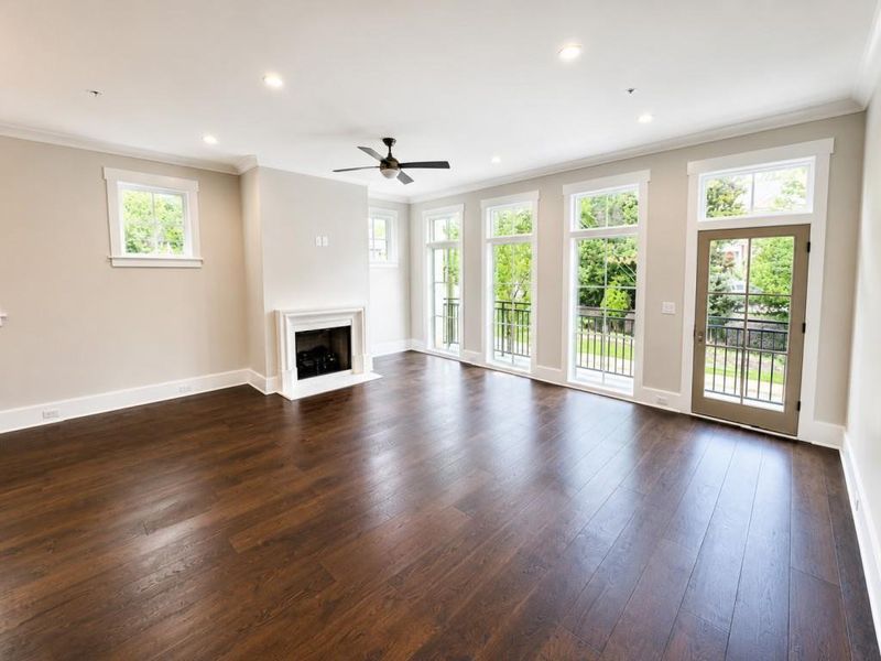 Spacious, unfurnished interior of a new home in , Atlanta (Image 7). Spacious, unfurnished interior of a new home in , Atlanta (Image 7).