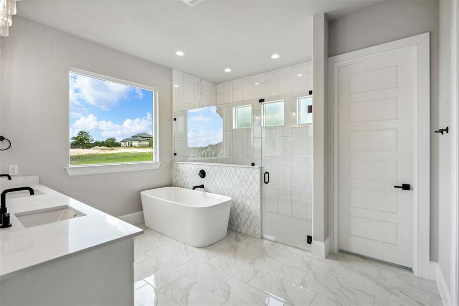 Furnished interior view inside a new home in , Weatherford (Image 7).