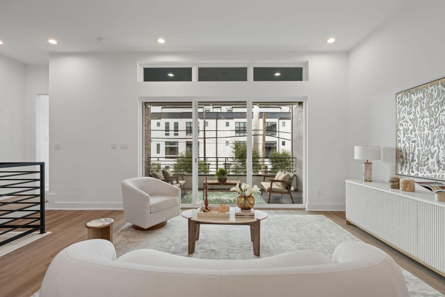 Furnished interior view inside a new home in , Houston (Image 14). Furnished interior view inside a new home in , Houston (Image 14).