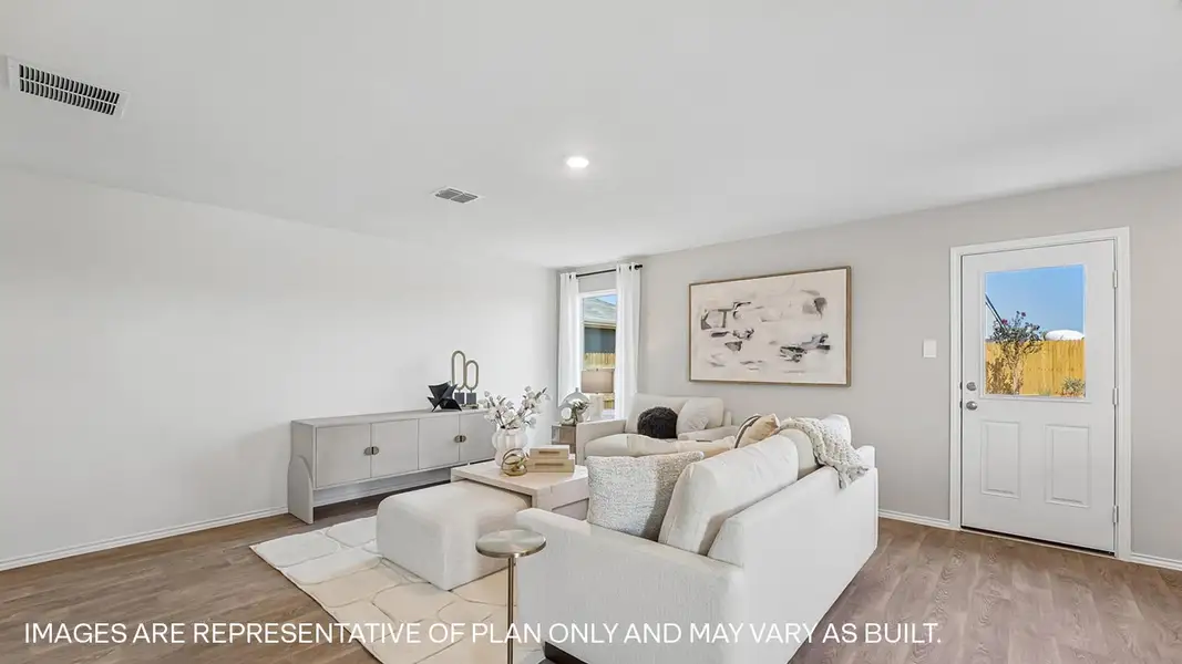 Furnished interior view inside a new home in Marigold, Kyle (Image 8).