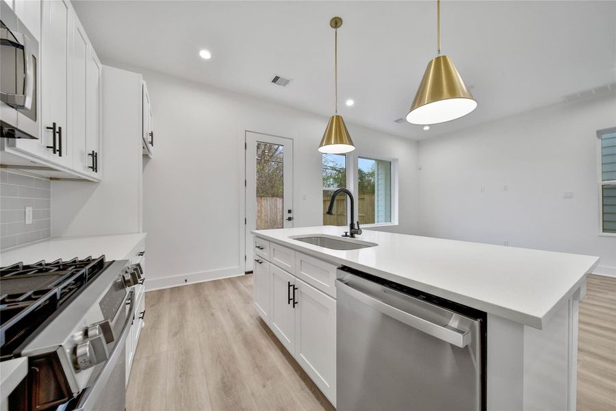 Furnished interior view inside a new home in , Houston (Image 13).