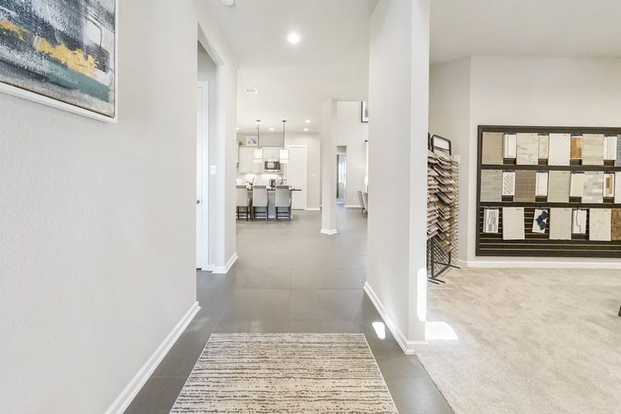 Furnished interior view inside a new home in Wood Leaf Reserve, Tomball (Image 16).