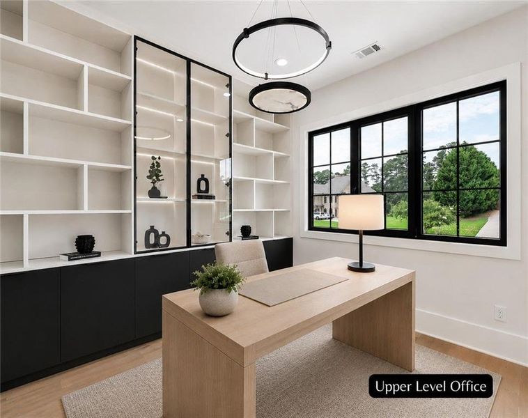 Furnished interior view inside a new home in , Flowery Branch (Image 20).