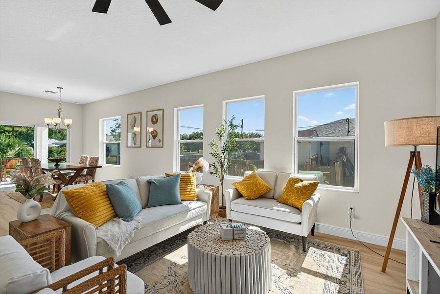 Furnished interior view inside a new home in , Vero Beach (Image 15).