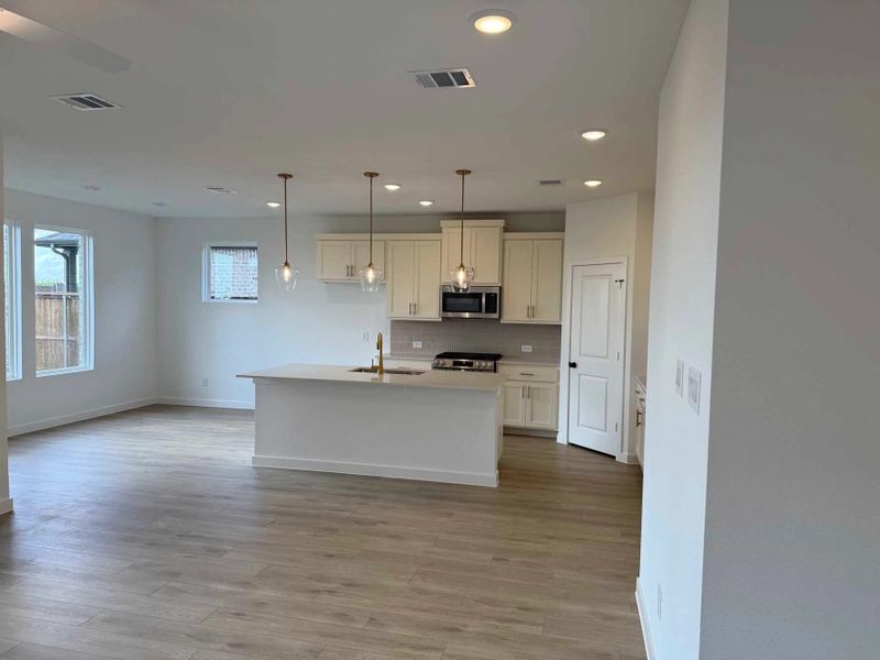 Kitchen Construction Progress featuring the Serene Collection