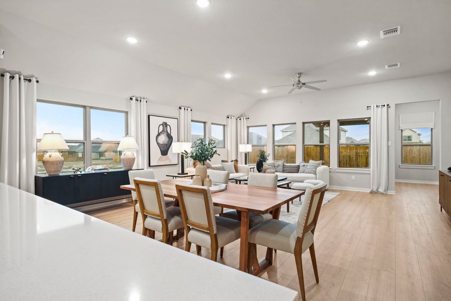 Dining Room in the Diamond home plan by Trophy Signature Homes – REPRESENTATIVE PHOTO