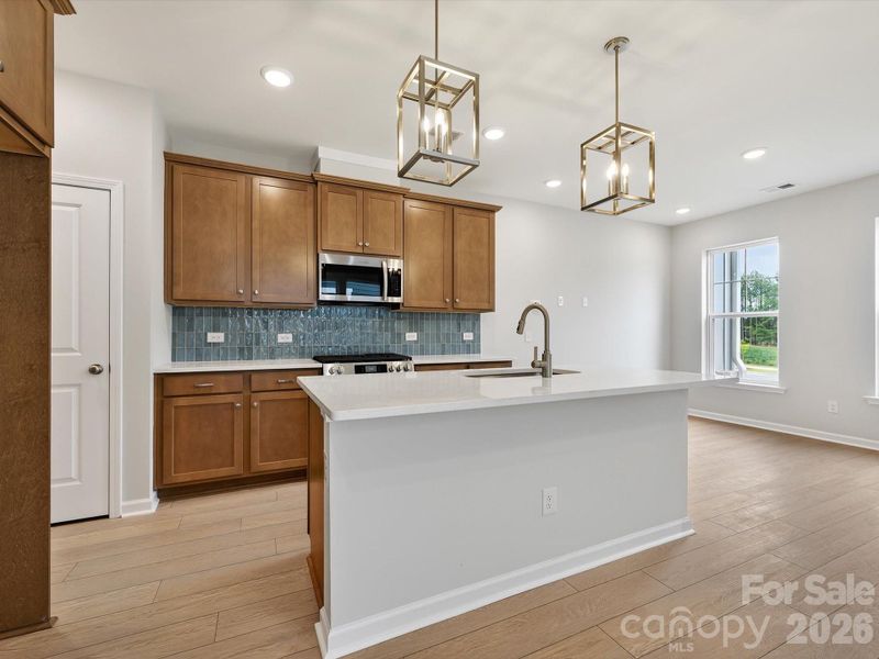 Furnished interior view inside a new home in Hardy Pond Townhomes, Rock Hill (Image 10).