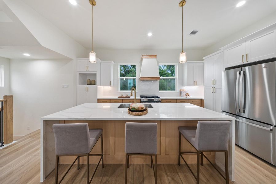 Furnished interior view inside a new home in , Houston (Image 24).