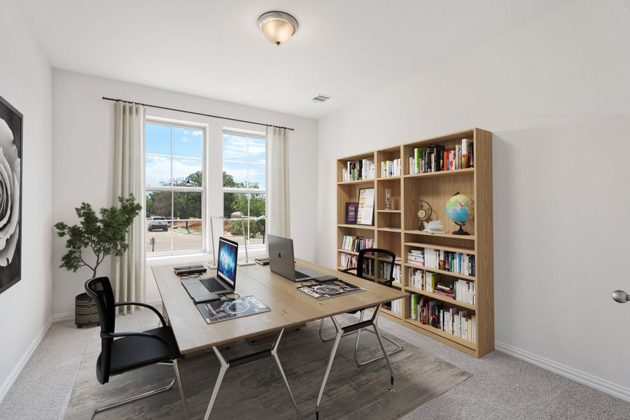 Representative furnished interior of a home built from the Stockdale by Beazer Homes in Enclave at Legacy Hills, Celina (Image 6).
