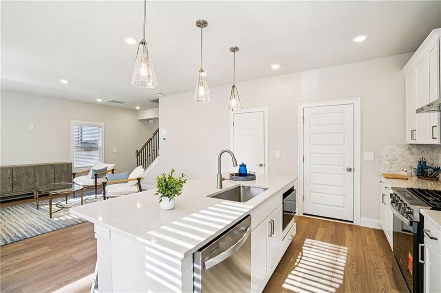 Furnished interior view inside a new home in Hemingway - Reserve Series, Cumming (Image 33). Furnished interior view inside a new home in Hemingway - Reserve Series, Cumming (Image 33).