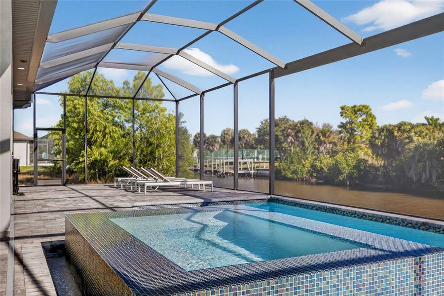 Exterior details and patio area of a home in , Cape Coral (Image 26). Exterior details and patio area of a home in , Cape Coral (Image 26).