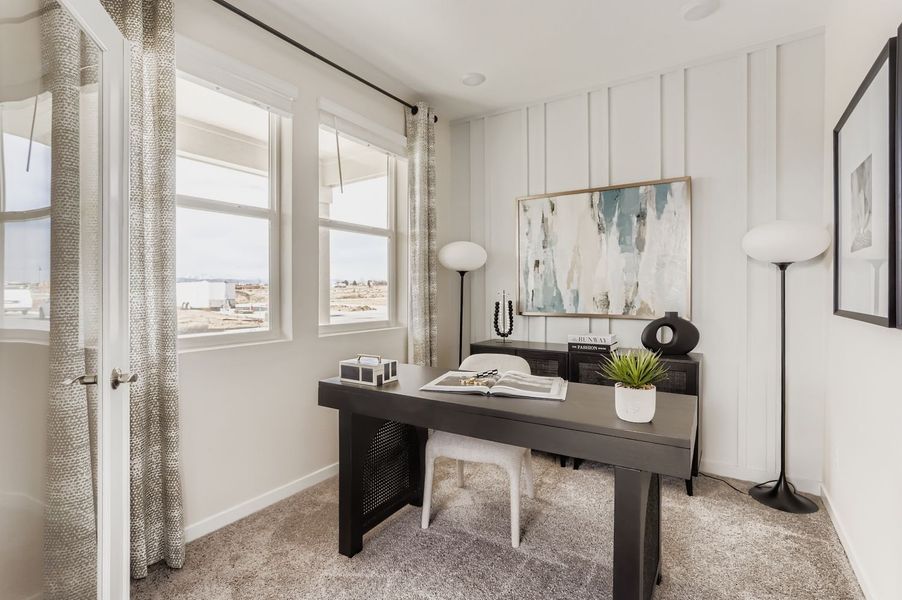 Furnished interior view inside a new home in Barefoot, Firestone (Image 5).