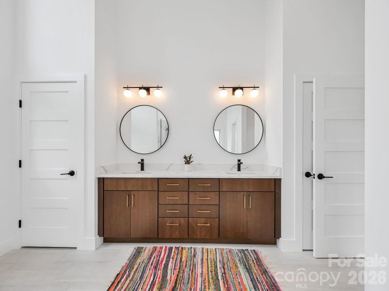 Furnished interior view inside a new home in , Asheville (Image 28).