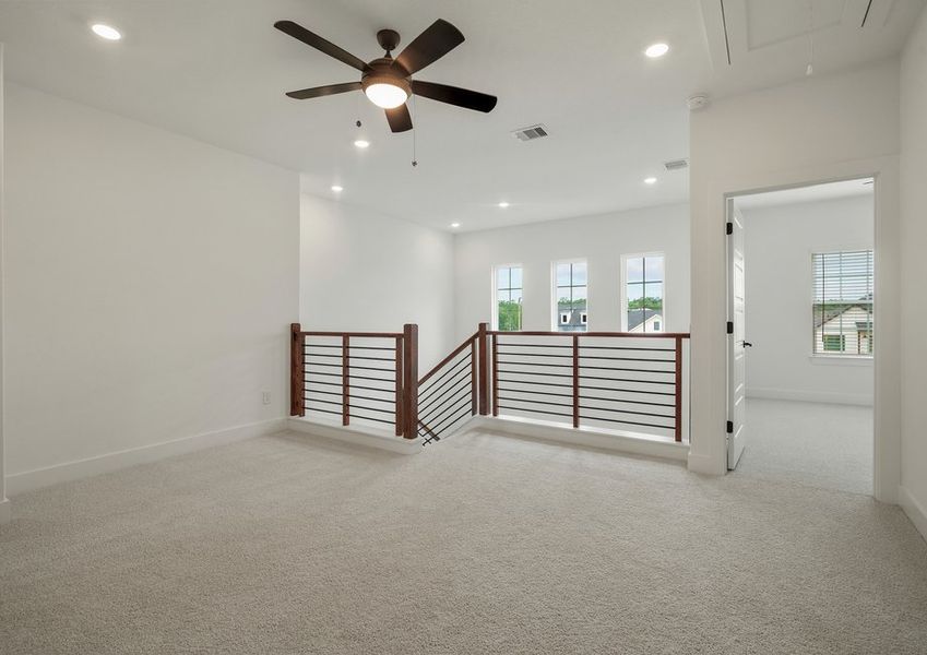 Game room on the second floor. Game room on the second floor.