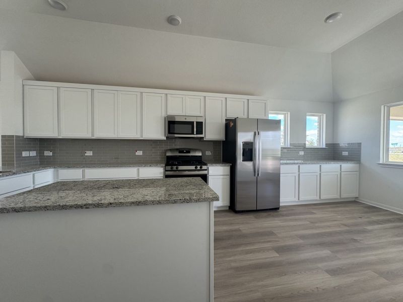 Furnished interior view inside a new home in Village at Three Oaks, Seguin (Image 4).