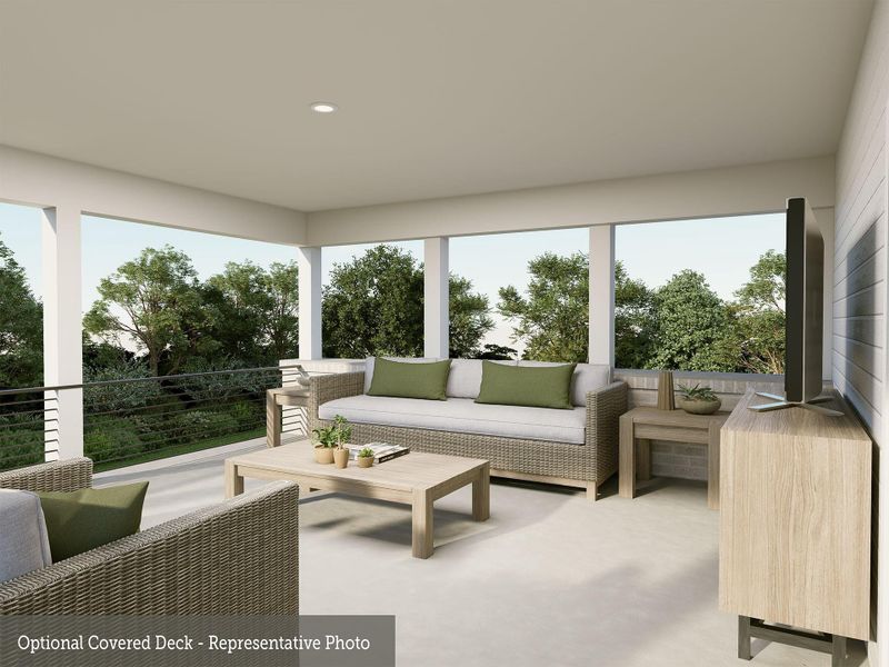 Furnished interior view inside a new home in Easthaven at Bridgeland Central - Horizon Collection, Cypress (Image 14).