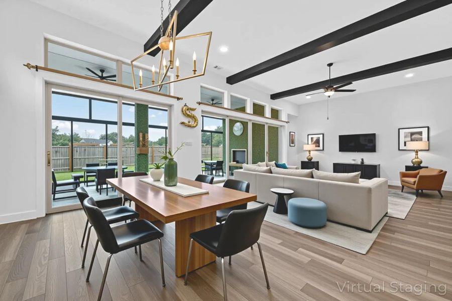 Furnished interior view inside a new home in , Richmond (Image 35). Furnished interior view inside a new home in , Richmond (Image 35).