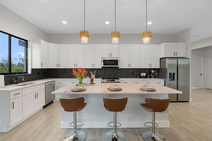 Furnished interior view inside a new home in , Rotonda West (Image 9).