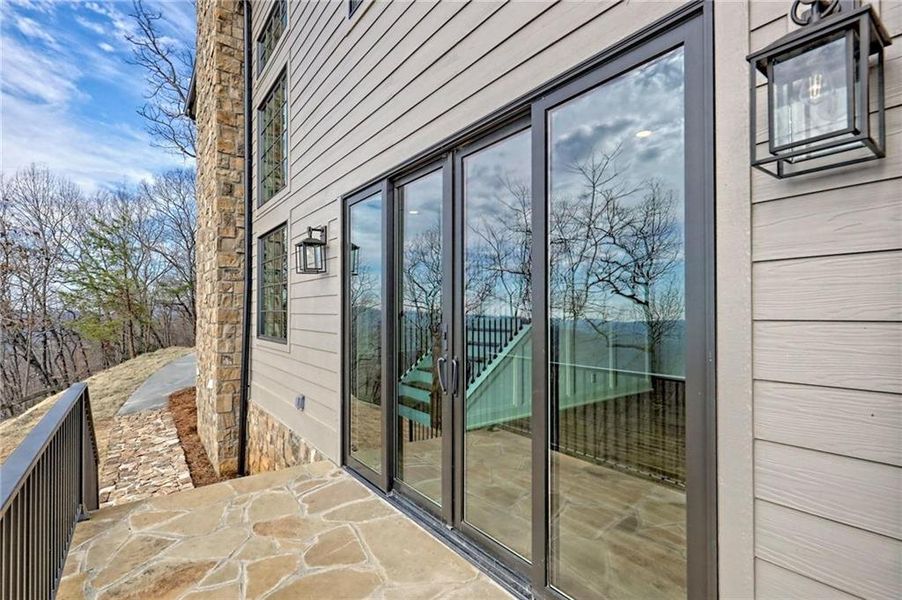 Exterior details and patio area of a home in , Clayton (Image 38).