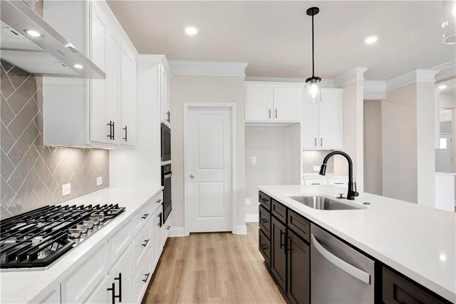 Furnished interior view inside a new home in Hidden Fields, Hoschton (Image 10).
