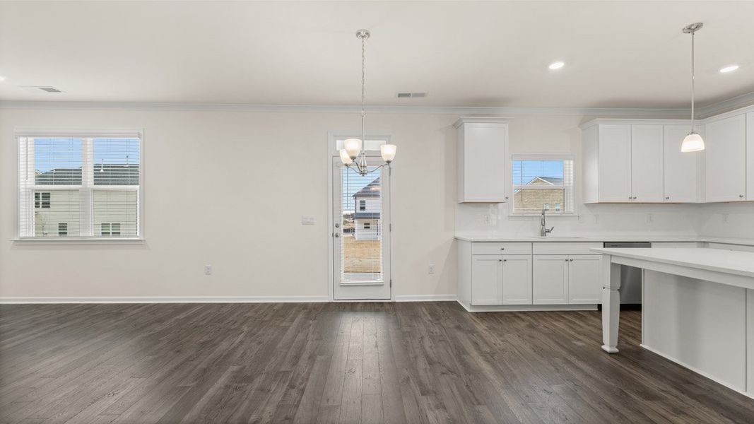 Spacious, unfurnished interior of a new home in The Gates at Pates Creek, Hampton (Image 28).