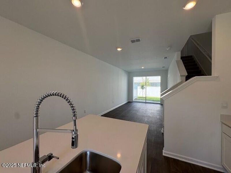 Furnished interior view inside a new home in Cordera Townhomes Express, St. Augustine (Image 12).