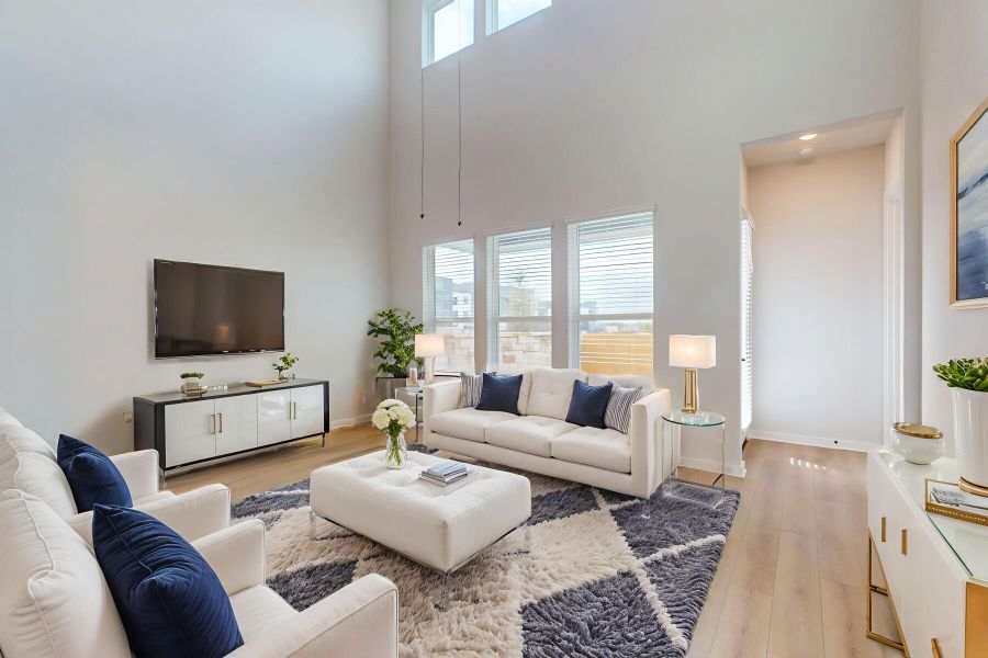 Living Room - Virtually Staged