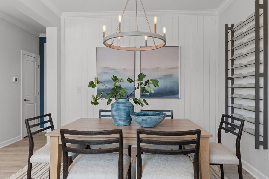 Representative furnished interior of a home built from the The Orchid by Chesapeake Homes in Coastal Club of the Carolinas, Calabash (Image 9).