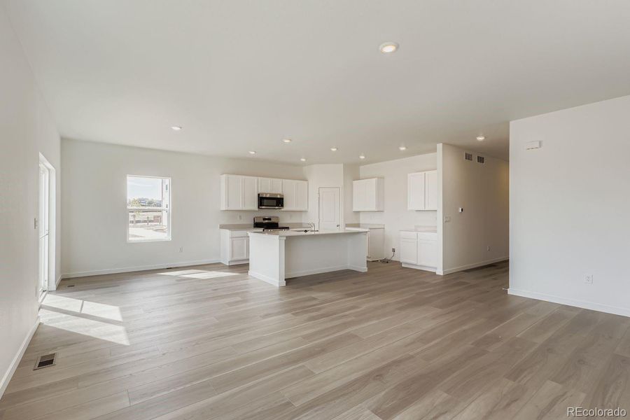 Spacious, unfurnished interior of a new home in Eastcreek Farm: The Camden Collection, Thornton (Image 11). Spacious, unfurnished interior of a new home in Eastcreek Farm: The Camden Collection, Thornton (Image 11).