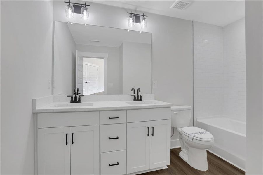 Furnished interior view inside a new home in Marble Tree, Ball Ground (Image 8).