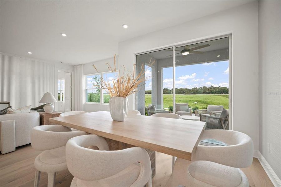 Furnished interior view inside a new home in Fieldstone, Plant City (Image 14).