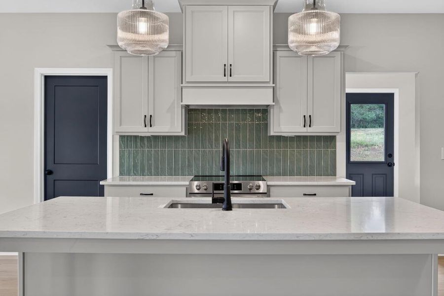 Close-up of interior finishes inside a home in Blackwelder Bluff, Bowdon (Image 21).