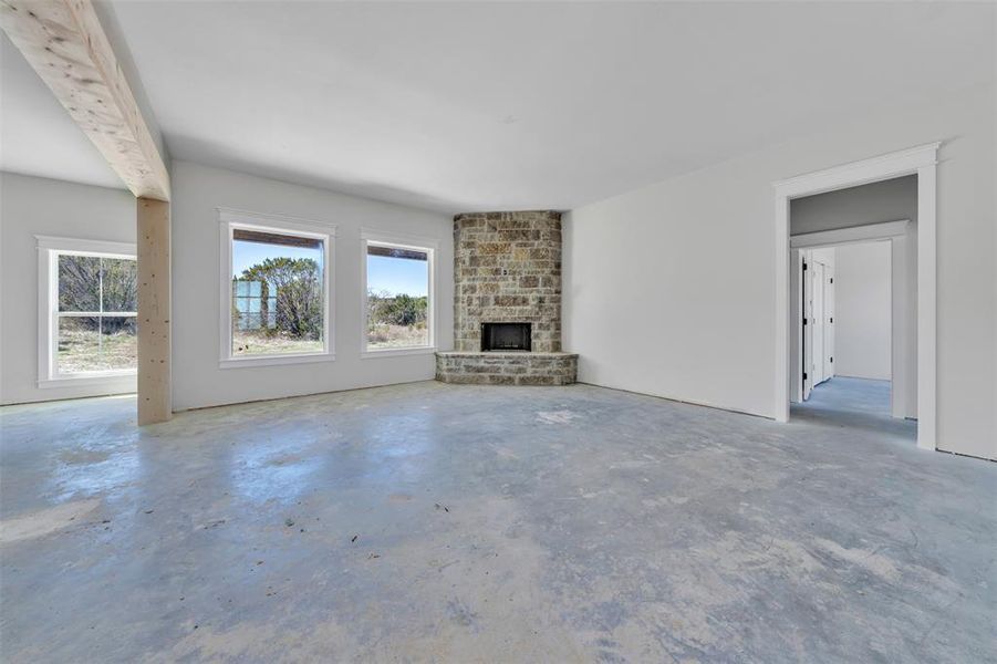 In-progress construction of a new home in , Bluff Dale, TX (Image 18).