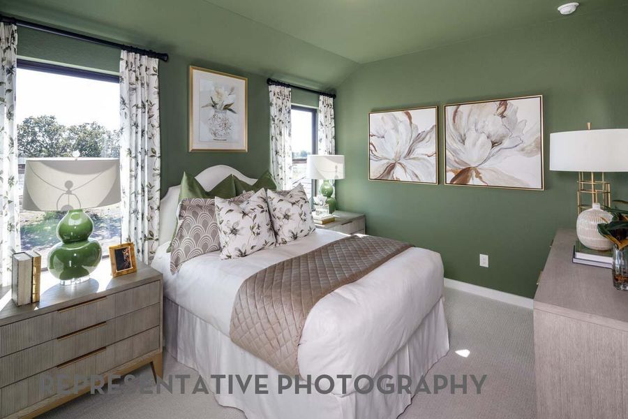 Furnished interior view inside a new home in The Highlands, Porter (Image 7).