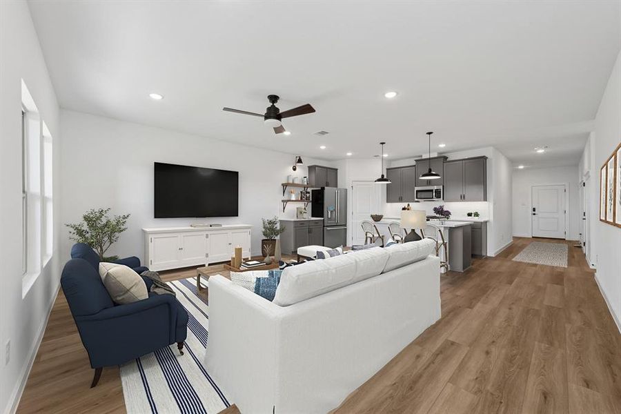 Furnished interior view inside a new home in Rolling Ridge, Van Alstyne (Image 10). Furnished interior view inside a new home in Rolling Ridge, Van Alstyne (Image 10).