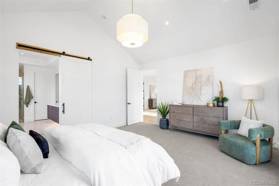 Furnished interior view inside a new home in , Denver (Image 34).