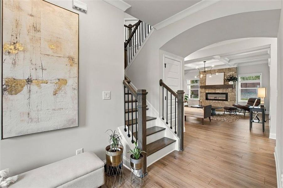 Furnished interior view inside a new home in , Lawrenceville (Image 39).