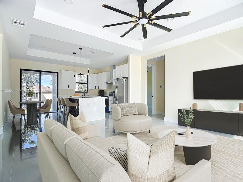 Furnished interior view inside a new home in , Lehigh Acres (Image 4).