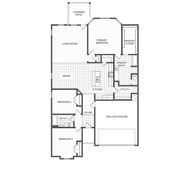 2D floor plan layout of this home in Attwater, Waller, TX (Image 2). 2D floor plan layout of this home in Attwater, Waller, TX (Image 2).