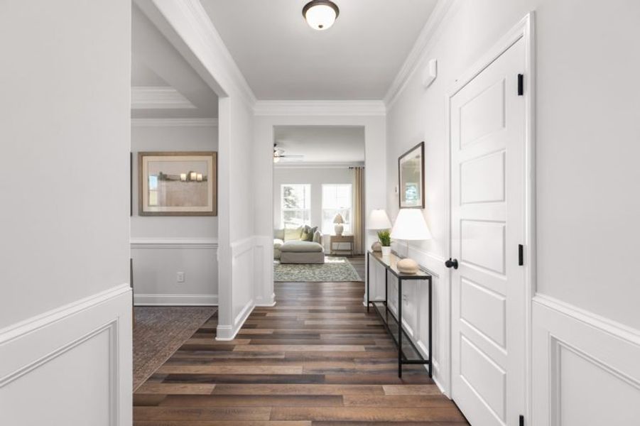 Furnished interior view inside a new home in Avondale, Greensboro (Image 37).