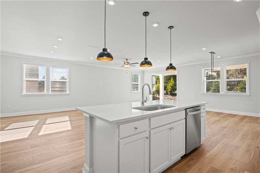 Furnished interior view inside a new home in Overland, Locust Grove (Image 7).