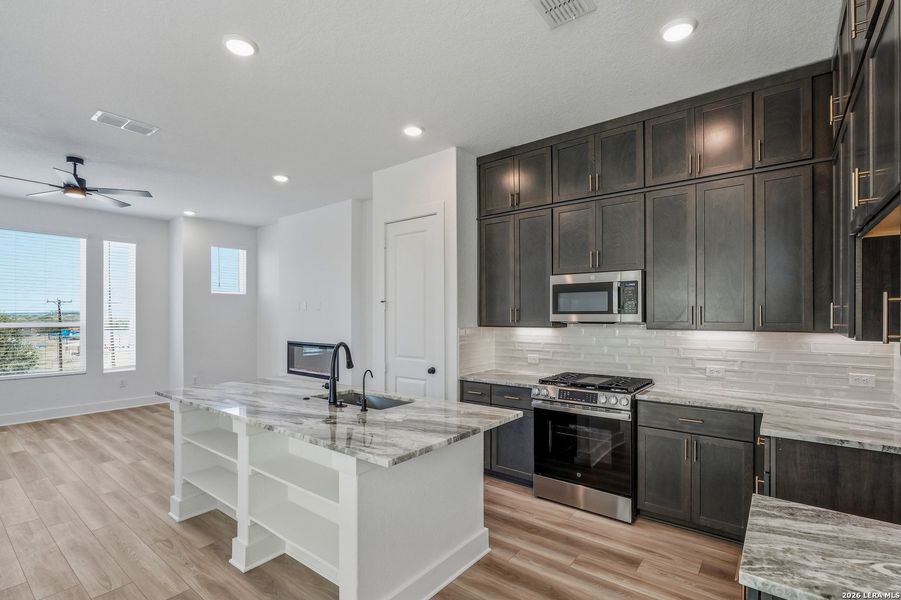 Furnished interior view inside a new home in Rose Hill, San Antonio (Image 17).