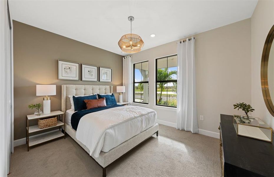 Furnished interior view inside a new home in Reagan Landing, Bradenton (Image 17).
