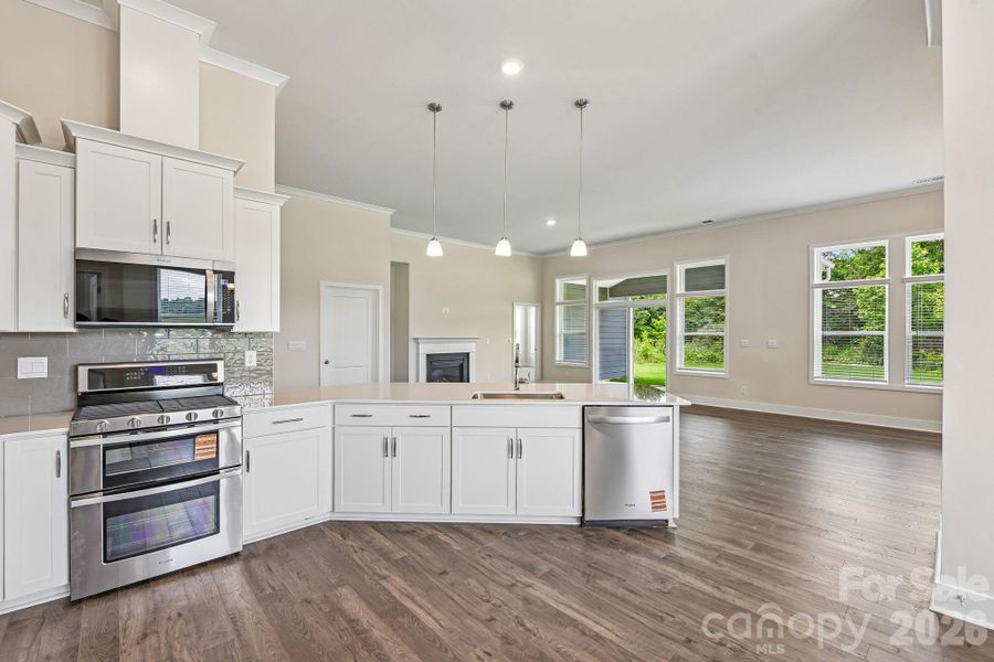 Furnished interior view inside a new home in Sanctuary at Southgate, Indian Trail (Image 5).