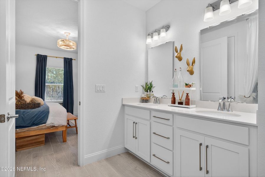 Furnished interior view inside a new home in , St. Johns (Image 19). Furnished interior view inside a new home in , St. Johns (Image 19).