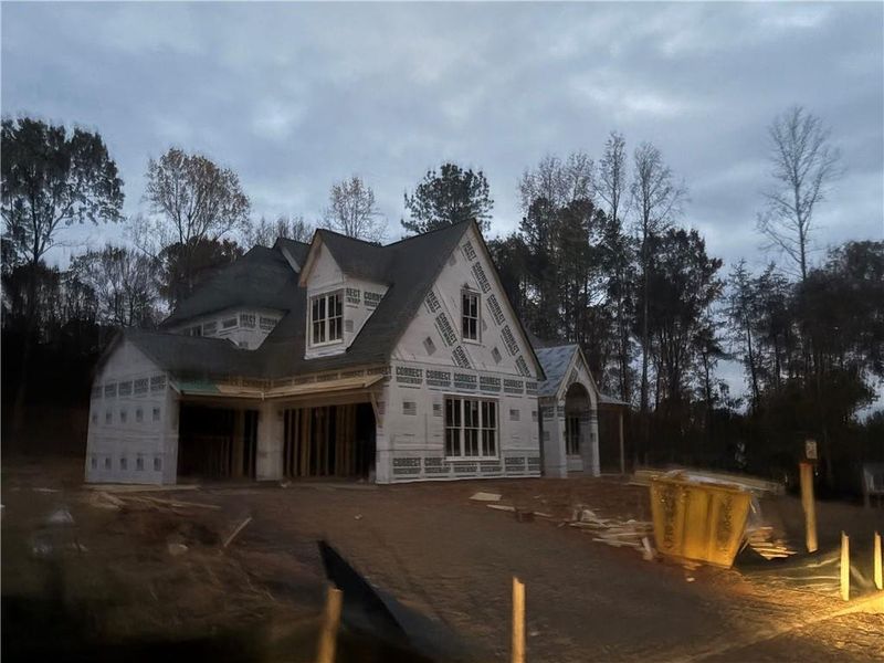 In-progress construction of a new home in , Ball Ground, GA (Image 3).