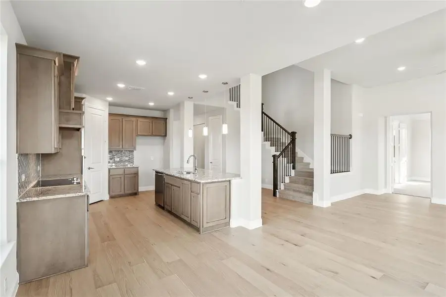 Furnished interior view inside a new home in Crystal Lake Estates, Red Oak (Image 7).