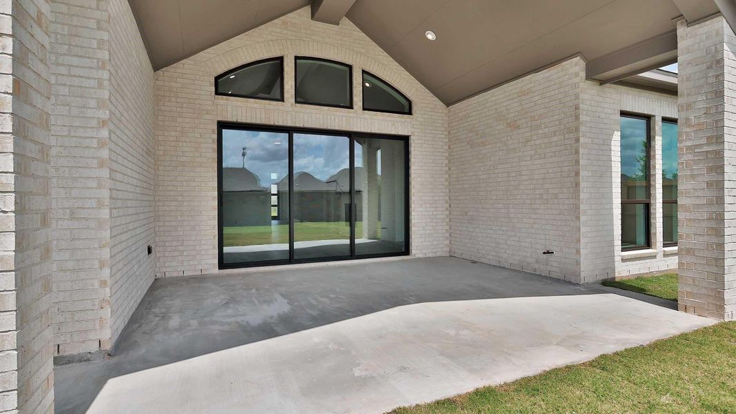 Exterior details and patio area of a home in Jordan Ranch, Fulshear (Image 3). Exterior details and patio area of a home in Jordan Ranch, Fulshear (Image 3).