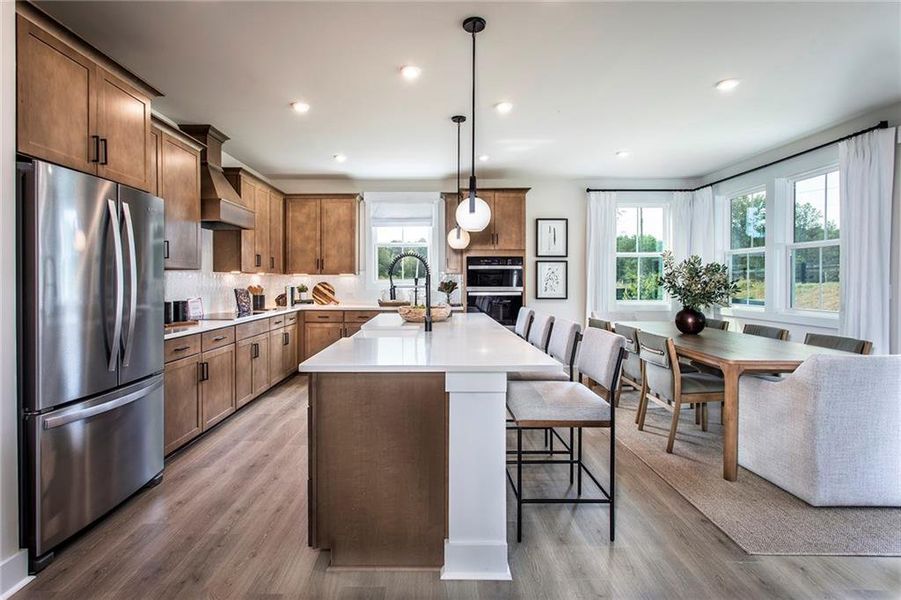 Furnished interior view inside a new home in Wisteria at GreenHouse, Marietta (Image 4).