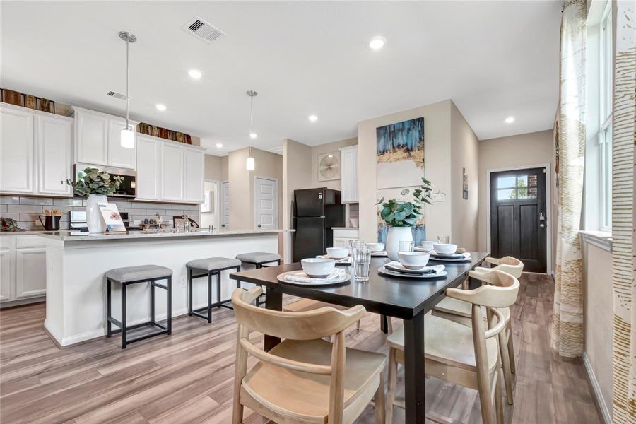 Photo is not of the actual home, but is an inspirational photo of builder’s model home and may depict options, furnishings, and/or decorator features that are not included